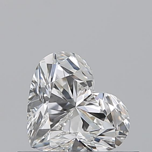 0.51 carat H-VVS2 Natūralus Heart Deimantas (1)