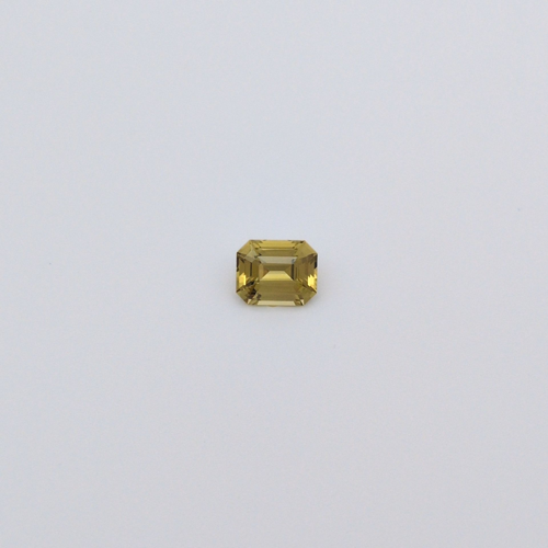 1.21 carat GREEN STEP cut Octagonal Chrysoberyl (1)