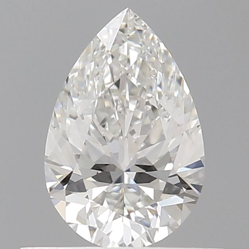 0.52 carat F-VVS1 Natūralus Pear Deimantas (1)