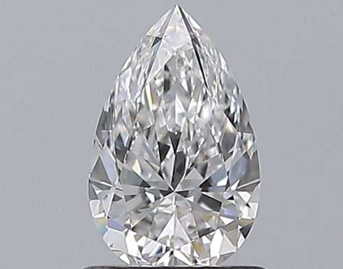 0.8 carat D-VVS2 Natūralus Pear Deimantas (1)
