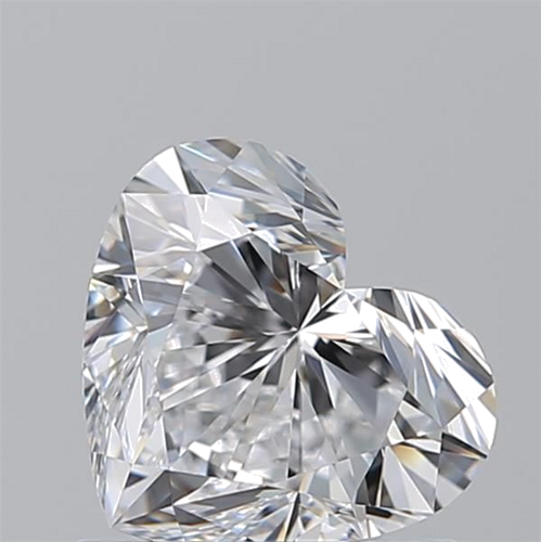 0.9 carat D-VVS1 Natūralus Heart Deimantas (1)