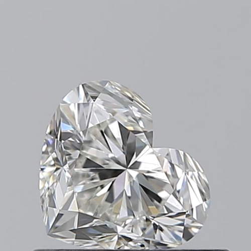 0.52 carat H-VVS2 Natūralus Heart Deimantas (1)