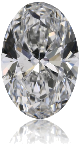 0.3 carat E-SI1 Natūralus Oval Deimantas (1)