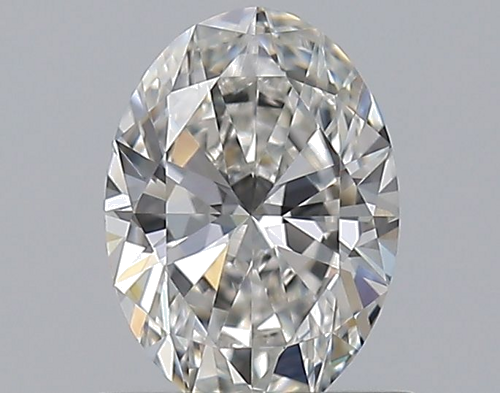 0.59 carat H-VVS1 Natūralus Oval Deimantas (1)