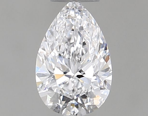 0.3 carat D-VS1 Natūralus Pear Deimantas (1)