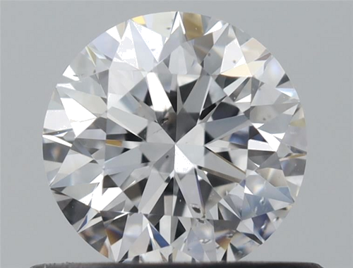 0.53 carat E-SI2 Excellent cut Natūralus Round Deimantas (1)