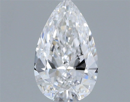 0.5 carat D-VVS1 Natūralus Pear Deimantas (1)