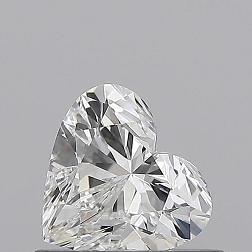 0.55 carat F-IF Natūralus Heart Deimantas (1)