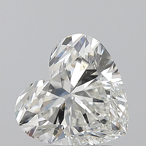 1.7 carat H-SI2 Natūralus Heart Deimantas (1)