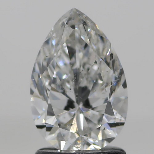 1.55 carat F-SI2 Natūralus Pear Deimantas (1)