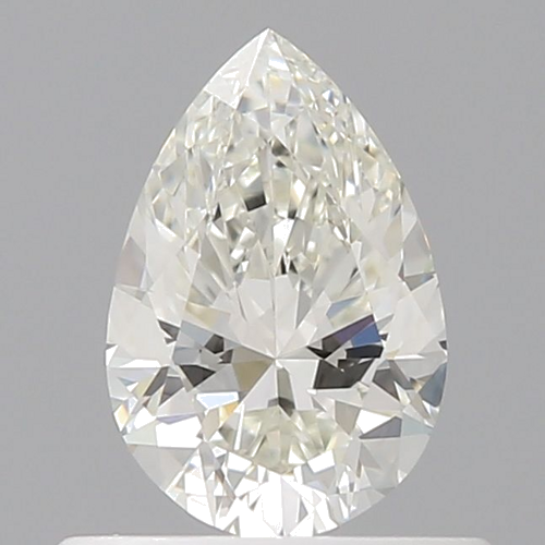 0.5 carat J-VVS1 Natūralus Pear Deimantas (1)