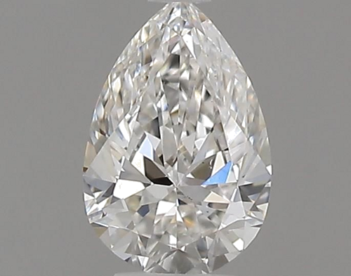 0.3 carat G-VS2 Natūralus Pear Deimantas (1)