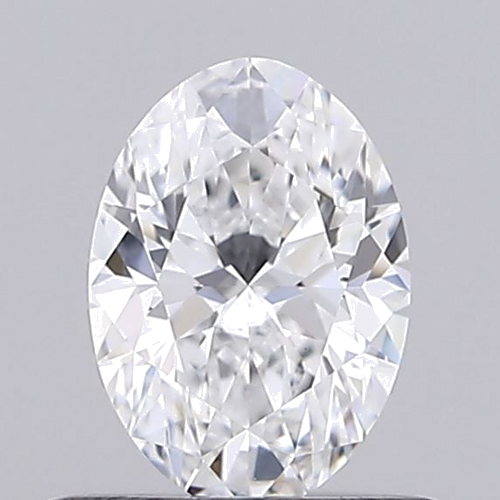 0.46 carat E-VVS2 Natūralus Oval Deimantas (1)
