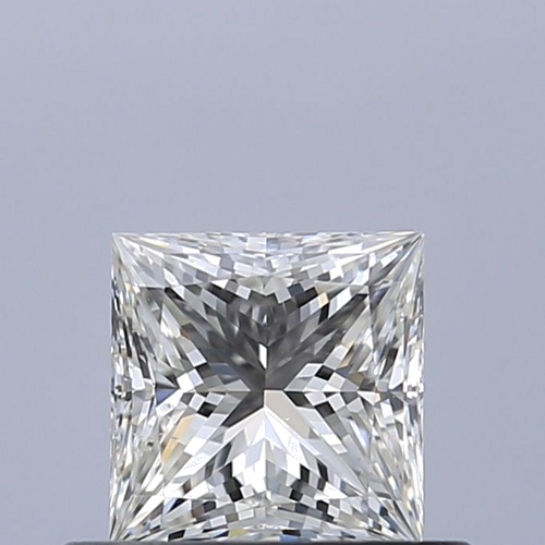 0.5 carat I-VS2 Natūralus Princess Deimantas (1)