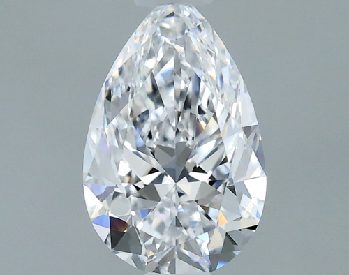 0.5 carat D-VVS1 Natūralus Pear Deimantas (1)