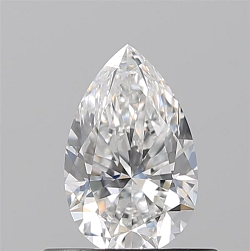 0.5 carat E-VVS2 Natūralus Pear Deimantas (1)