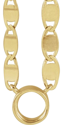 Pakabukas „Solitaire“ 14k yellow gold Round 4mm (1)