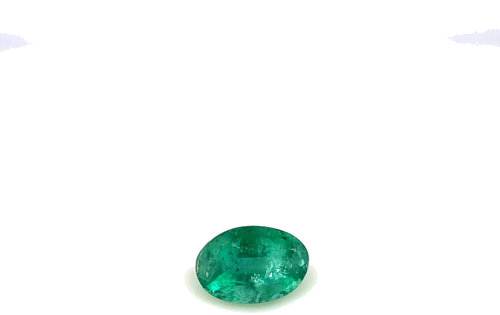 0.52 carat GREEN Oval Smaragdas (1)