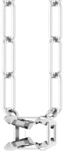 14K White 6x4 mm Emerald 4-Prong Solitaire 16  Necklace (2)