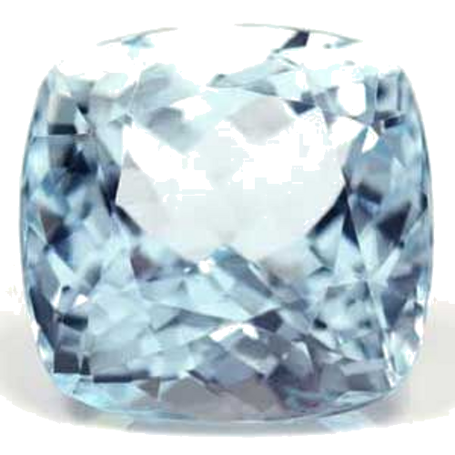 6.11 carat BLUE Cushion Aquamarine (1)