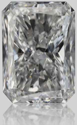 0.3 carat D-SI1 Natūralus Radiant Deimantas (1)