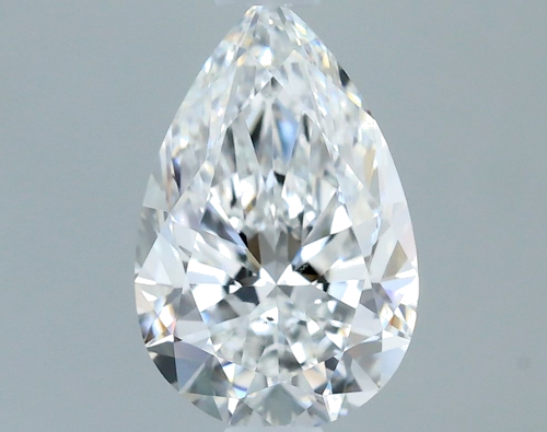 0.71 carat E-SI1 Natūralus Pear Deimantas (1)