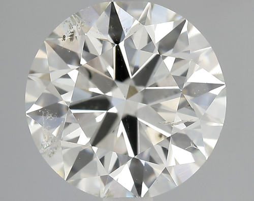 3.01 carat K-SI2 Excellent cut Natūralus Round Deimantas (1)