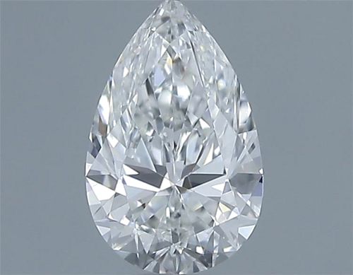 0.5 carat G-VVS2 Natūralus Pear Deimantas (1)