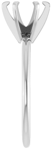 14K White 6.6-7.2 mm Round 6-Prong Solitaire Engagement Ring Mounting (4)