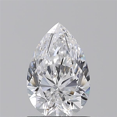 1.12 carat D-VVS1 Natūralus Pear Deimantas (1)