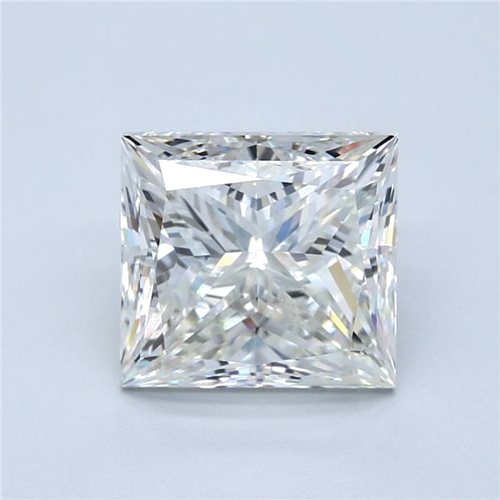 4.02 carat I-VS2 Natūralus Princess Deimantas (1)