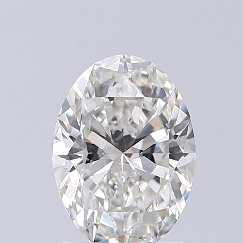 1.29 carat H-SI2 Natūralus Oval Deimantas (1)