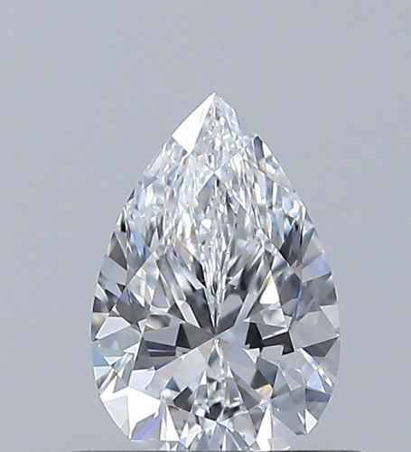 0.5 carat D-VVS2 Natūralus Pear Deimantas (1)