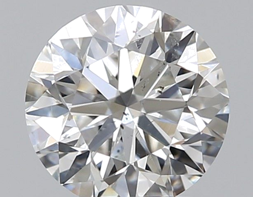 0.56 carat F-SI1 Very Good cut Natūralus Round Deimantas (1)