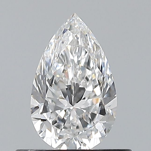 0.5 carat E-VS2 Natūralus Pear Deimantas (1)
