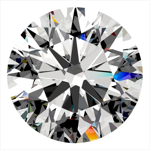 0.3 carat I-SI1 Very Good cut Natūralus Round Deimantas (1)