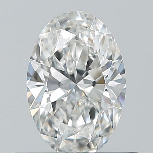 0.55 carat F-VVS2 Natūralus Oval Deimantas (1)