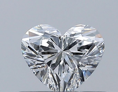 0.41 carat E-VVS2 Natūralus Heart Deimantas (1)