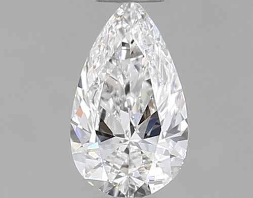 0.32 carat F-VVS1 Natūralus Pear Deimantas (1)