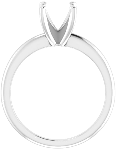 Sužadėtuvių Žiedas „Solitaire“ 950 Platinos Oval 9mm x 7mm (2)