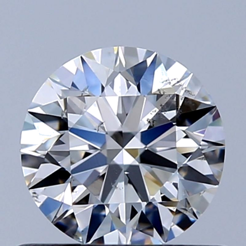 0.57 carat F-SI2 Excellent cut Natūralus Round Deimantas (1)