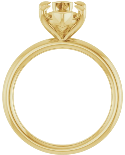 Sužadėtuvių Žiedas „Claw-Prong Solitaire“ 14k yellow gold Marquise 14mm x 7mm (2)