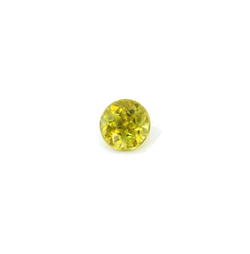 0.65 carat YELLOW Round Sphene (1)