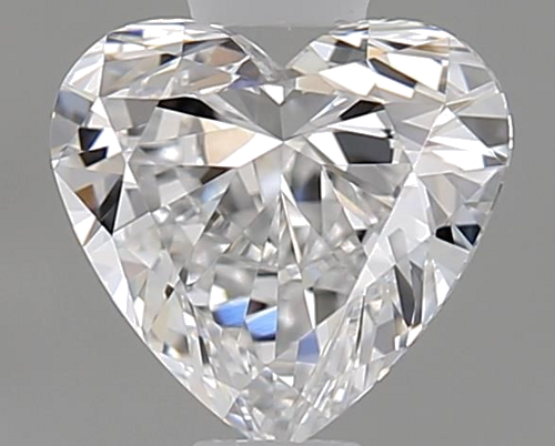 0.5 carat D-VVS2 Natūralus Heart Deimantas (1)