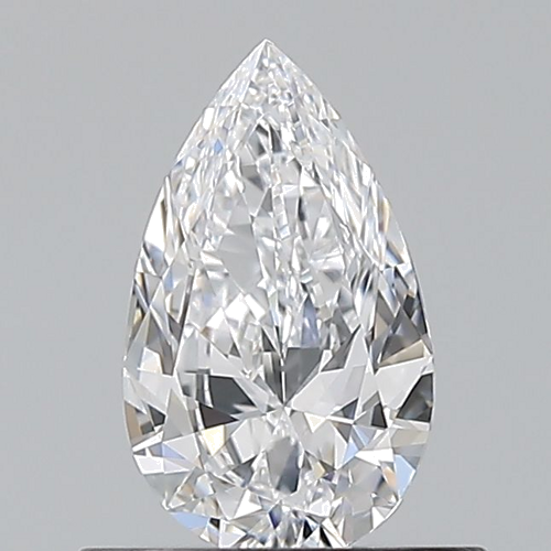 0.5 carat D-VVS2 Natūralus Pear Deimantas (1)