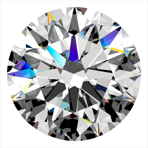 0.33 carat E-SI1 Excellent cut Natūralus Round Deimantas (1)