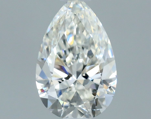 0.5 carat G-VVS2 Natūralus Pear Deimantas (1)