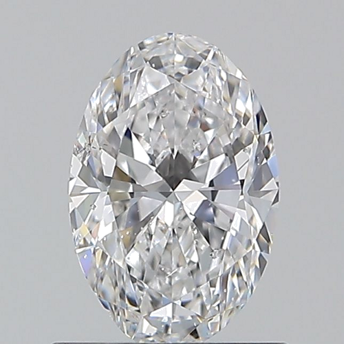 0.9 carat D-SI1 Natūralus Oval Deimantas (1)