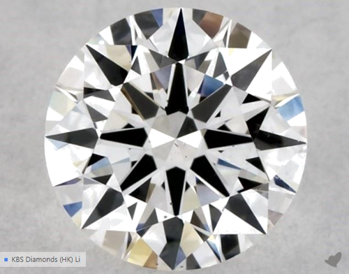 0.4 carat E-VS2 Excellent cut Natūralus Round Deimantas (1)