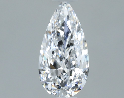 0.52 carat D-VS1 Natūralus Pear Deimantas (1)